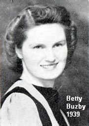 Photo of young Betty Buzby from the 1939 University of Alaska yearbook.