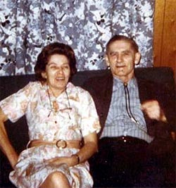 Photo of Harry Elton Buzby and his wife Elizabeth in 1970.